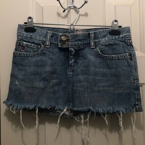 ABERCROMBIE AND FITCH DENIM SKIRT SZ 0